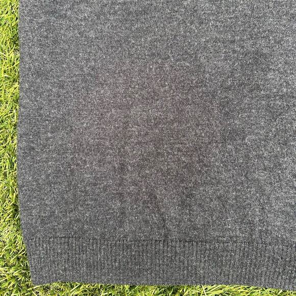 Pronto Uomo 100% Merino Wool V Neck Pullover Knit Vest Mens Versatile Layer XXL - Picture 5 of 10